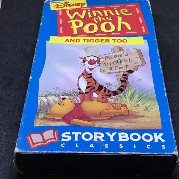 Disney Winnie The Pooh & Tigger Too VHS - Picture 1 of 3